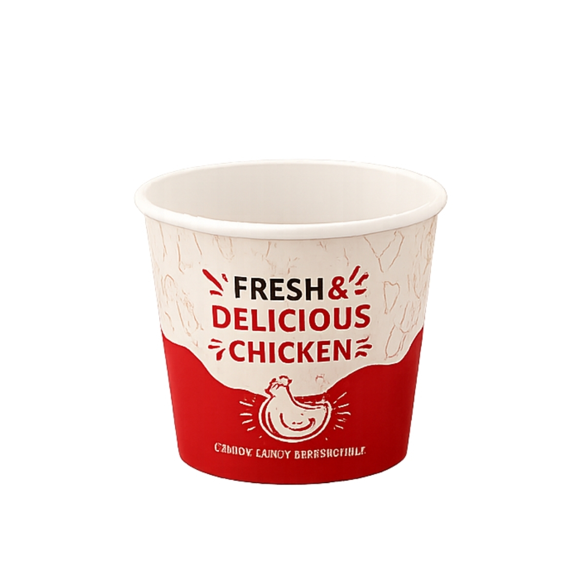 Paper Chicken Bucket Printed
