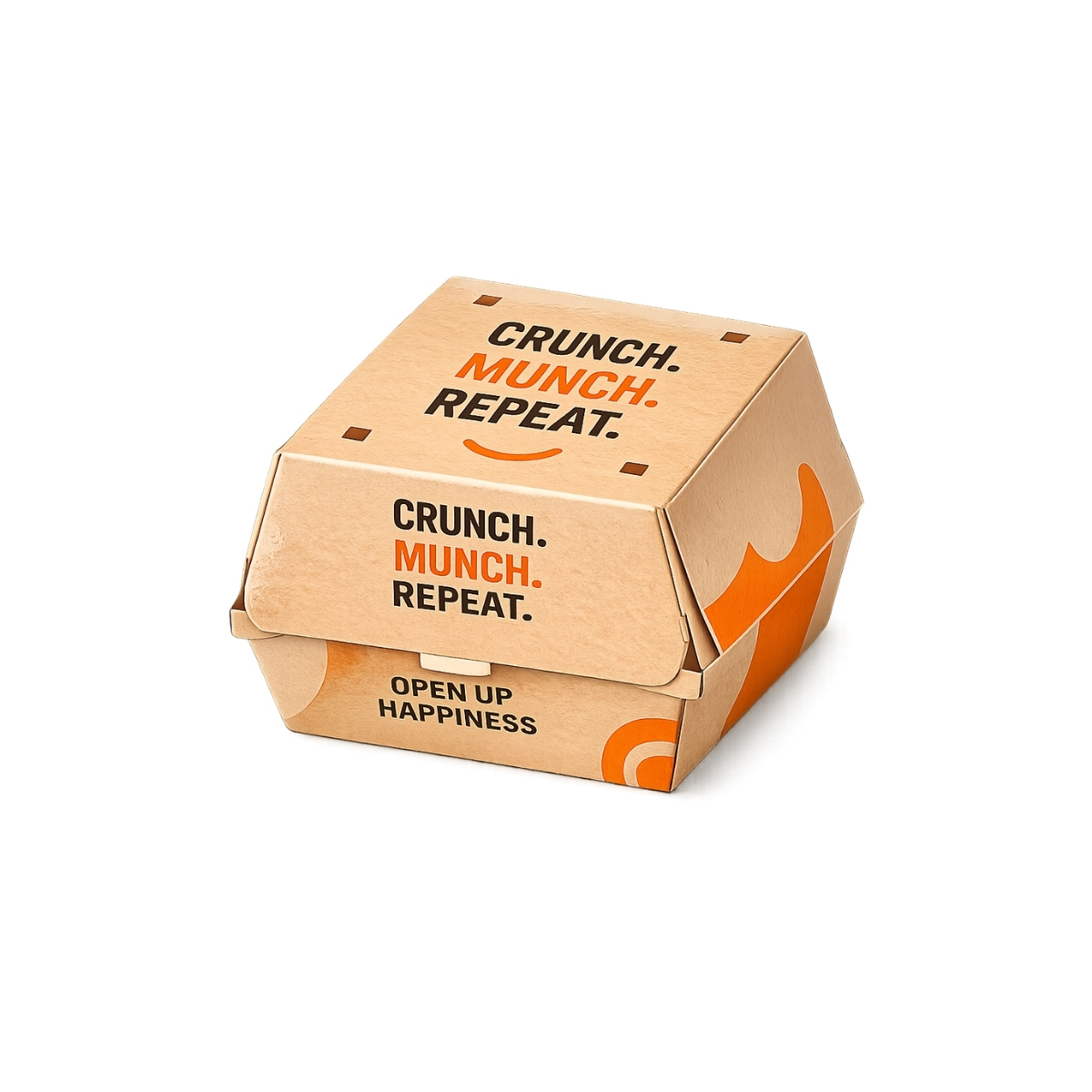 Custom Burger Box Kraft