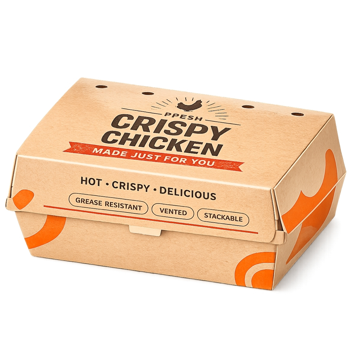Custom Chicken Box Kraft
