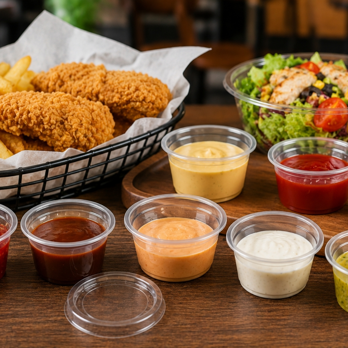 PET Sauce Cup - Ø44mm