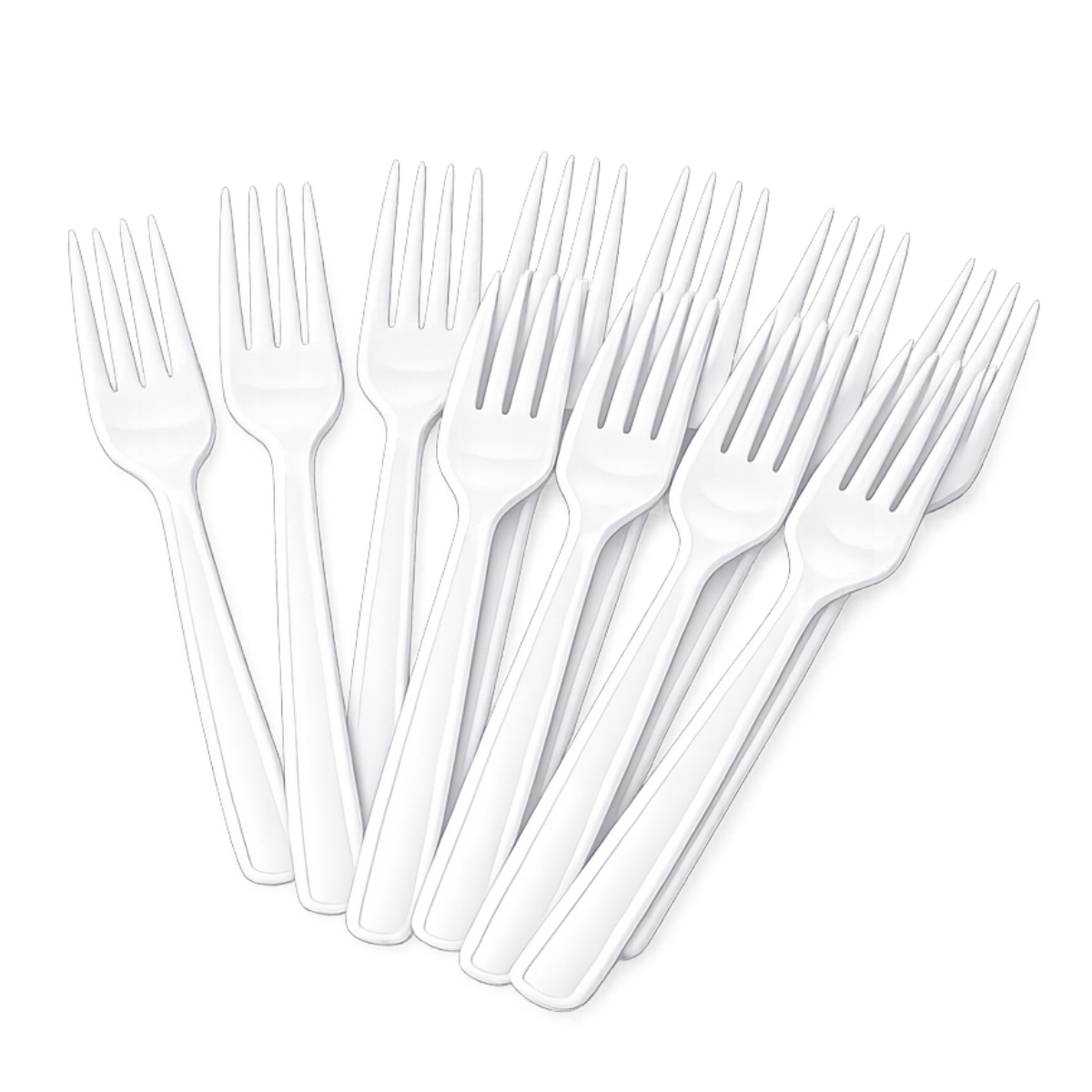 Cutlery Fork — White