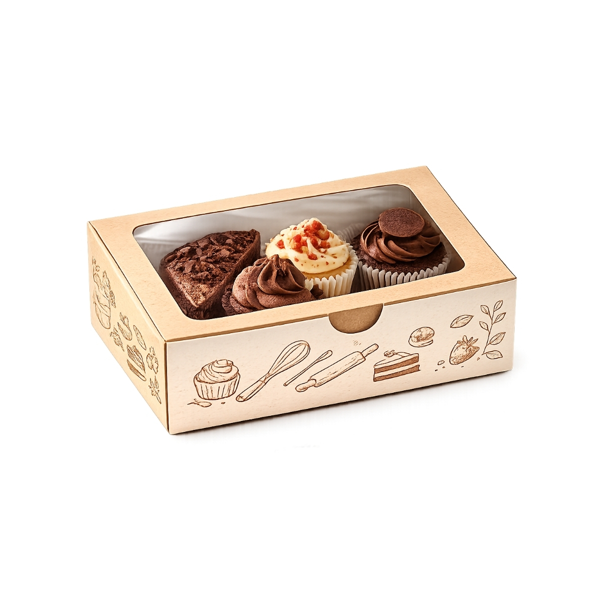 Sweets Box with Window — Medium