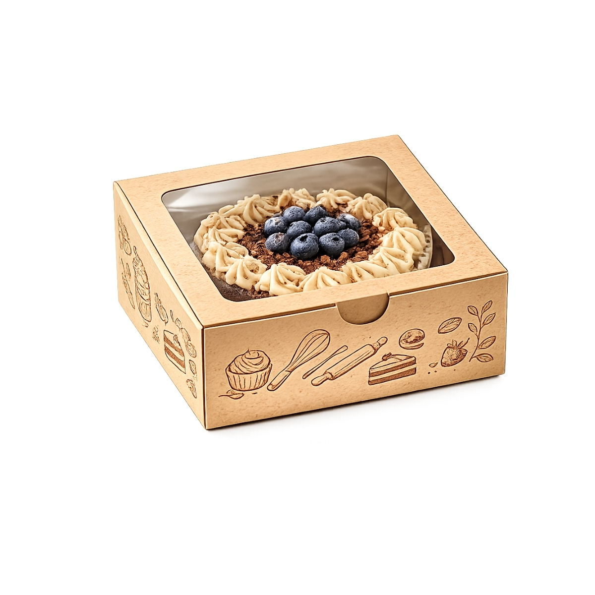 Cake Box with Window — Small