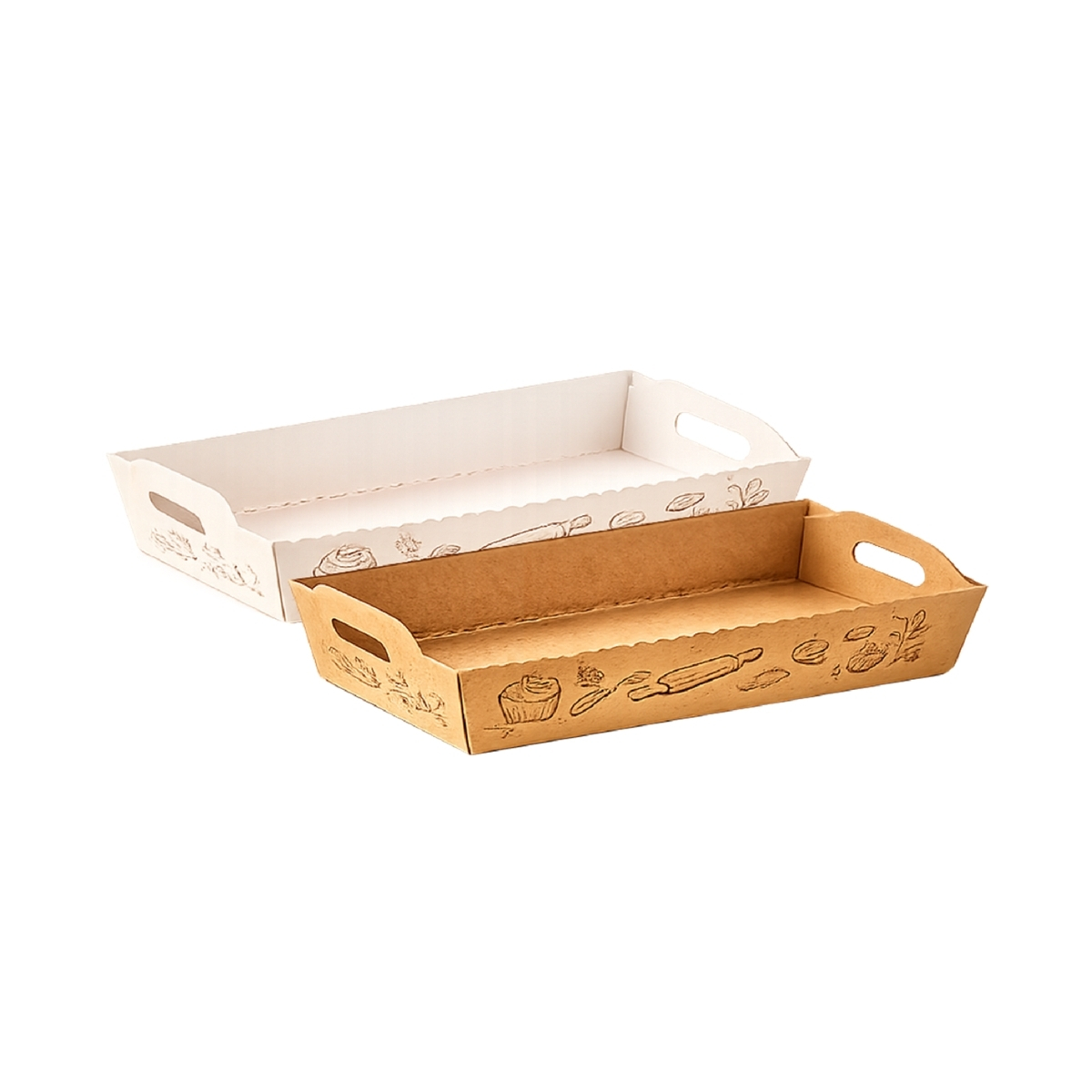 Pastry Tray Printed — Medium