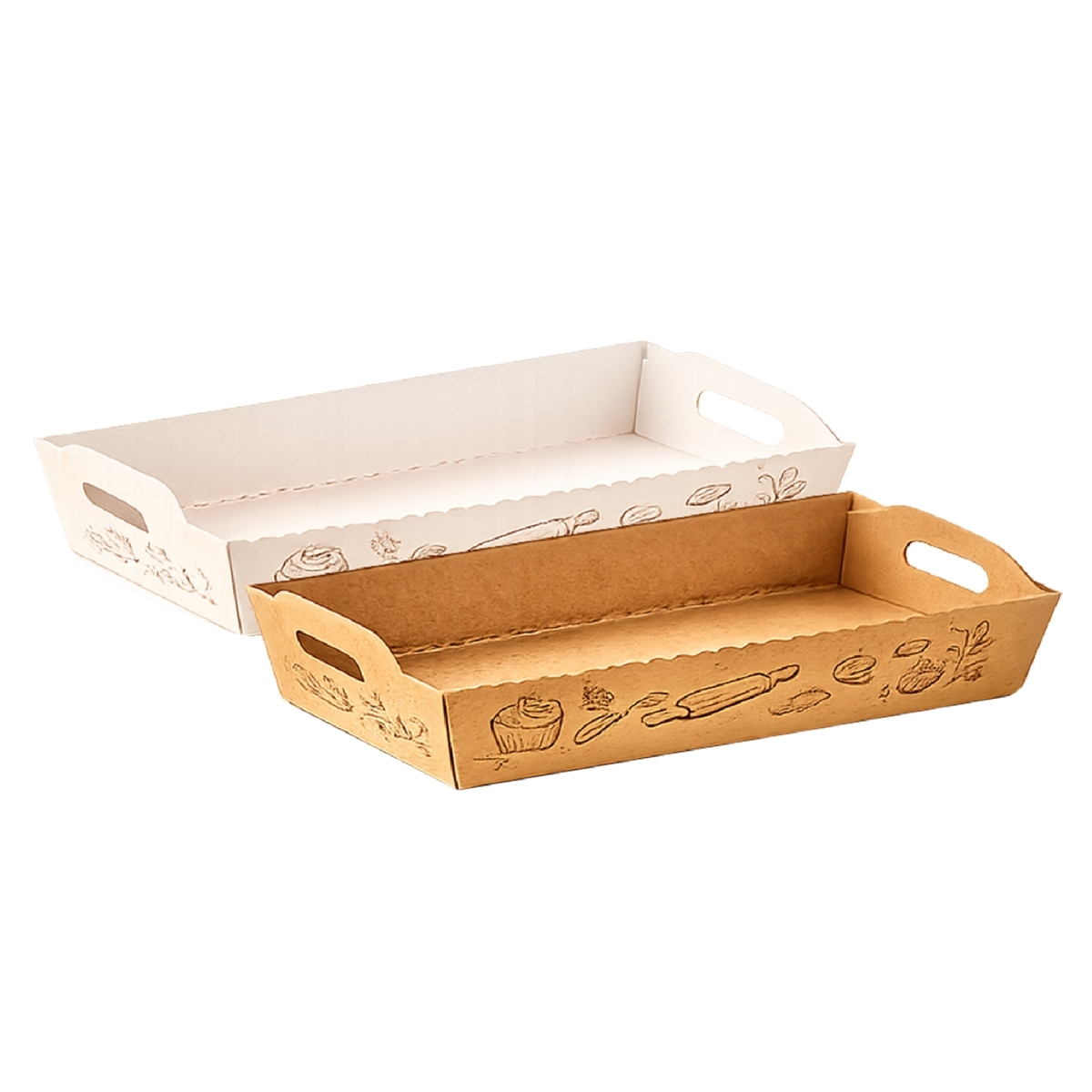 Pastry Tray Printed — Large