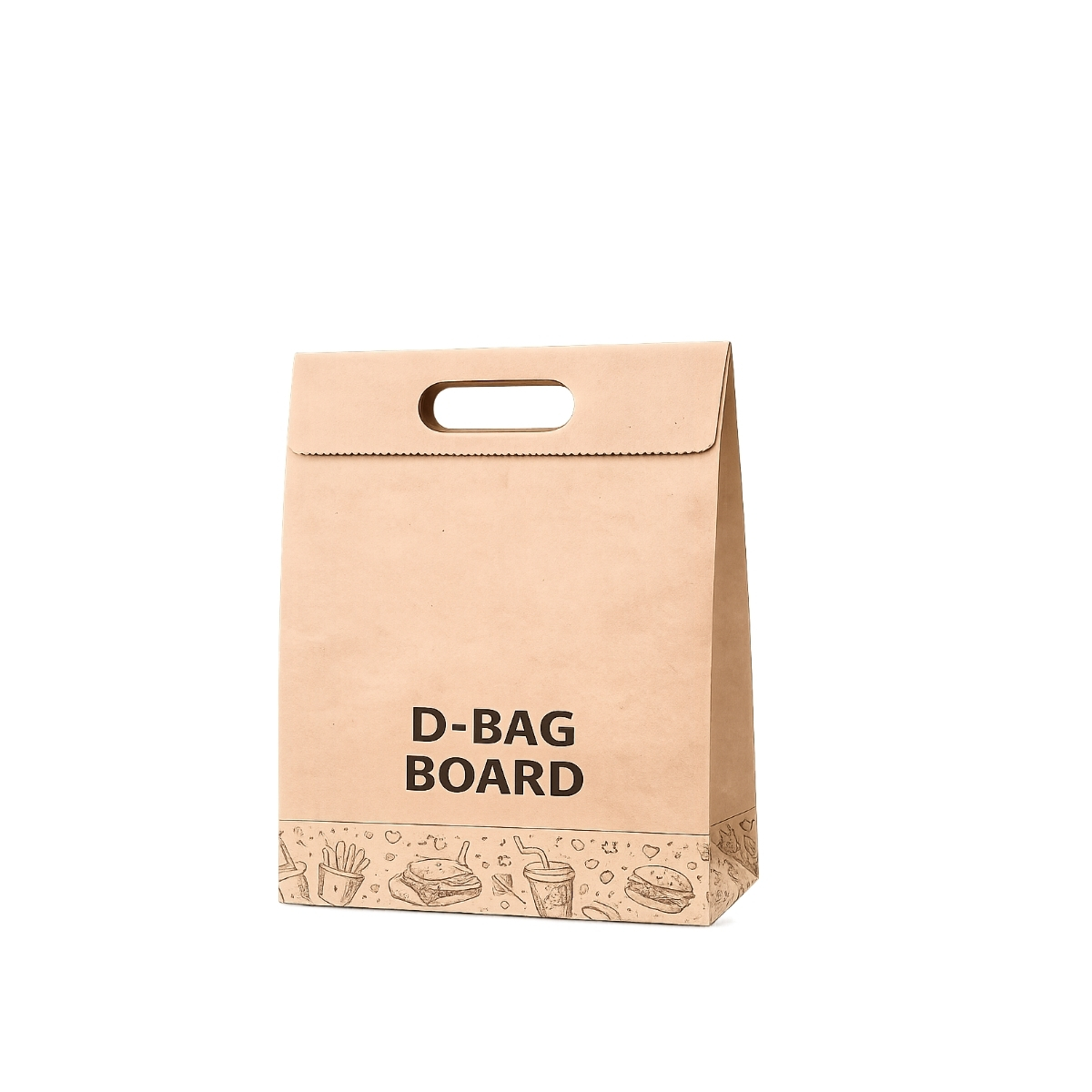 Kraft D-Bag Board — Small