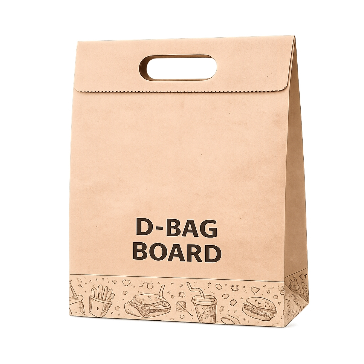 Kraft D-Bag Board — Large
